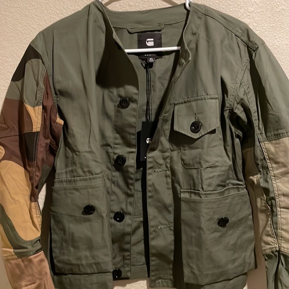 G-Star Green camouflage jacket/x-small - Picture 2 of 4